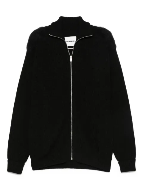 Jil Sander high-neck zip-up cardigan