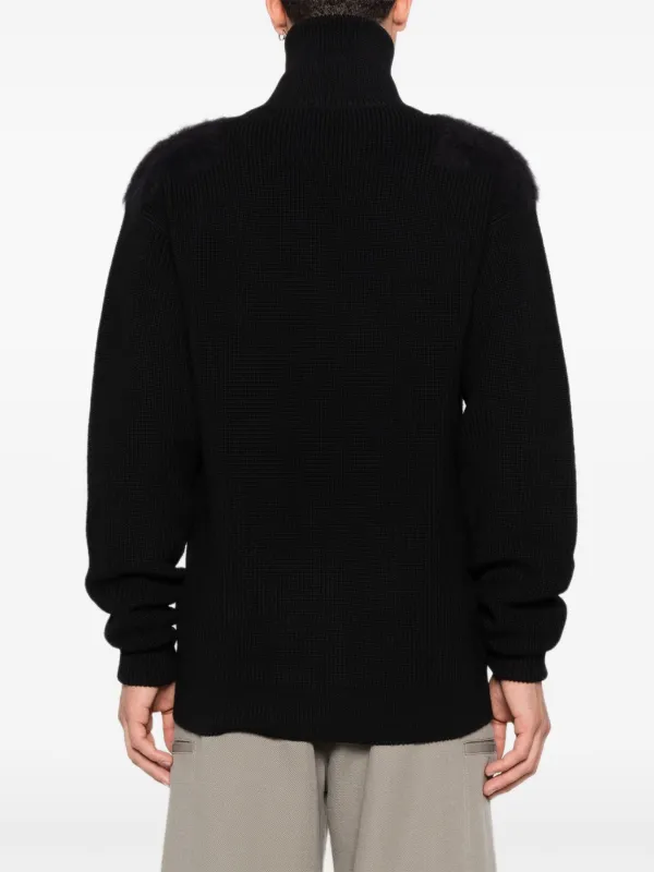 Jil Sander high-neck zip-up Cardigan | Black | FARFETCH ZA