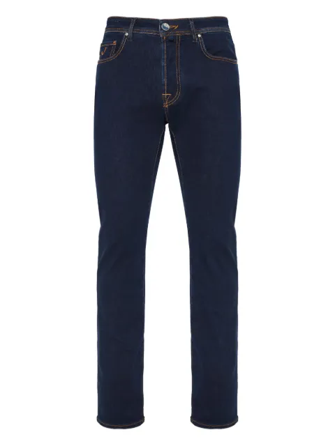 Jacob Cohën logo-patch jeans