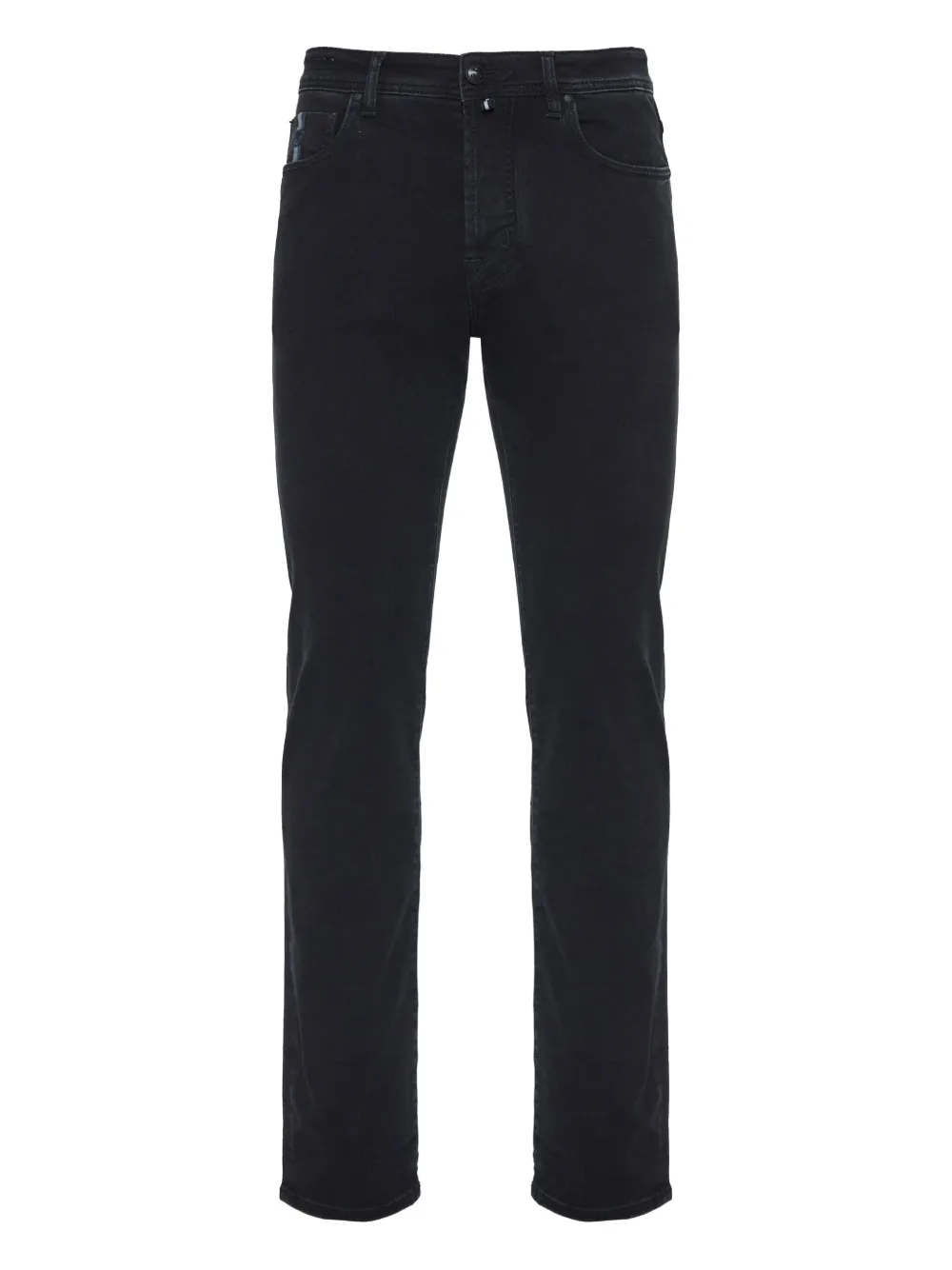 Jacob Cohën logo-patch jeans | Black | Image 1