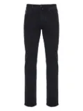 Jacob Cohën logo-patch jeans - Black