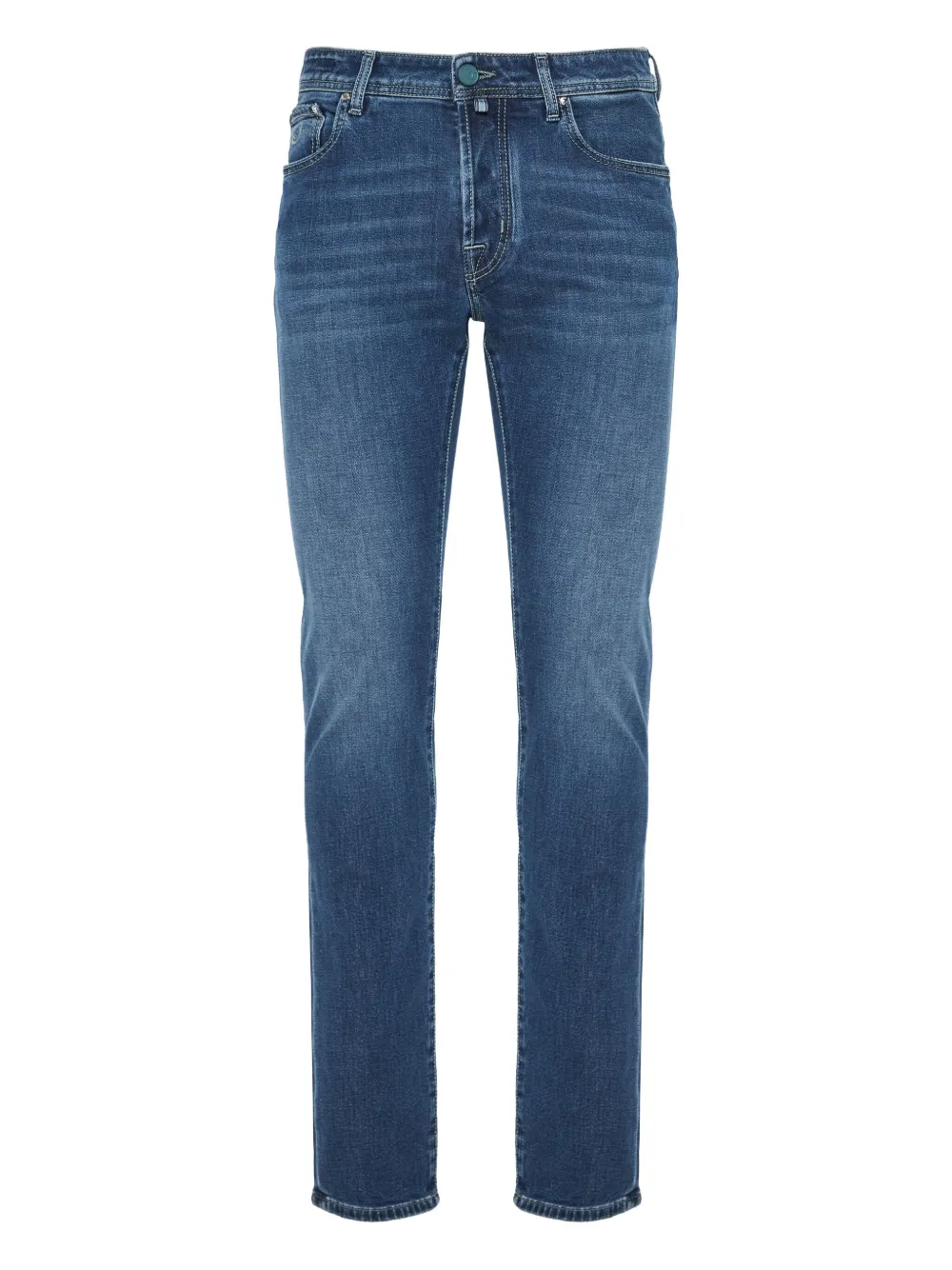 Jacob Cohën logo-patch jeans | Brown | Image 1
