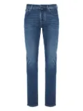 Jacob Cohën logo-patch jeans - Brown