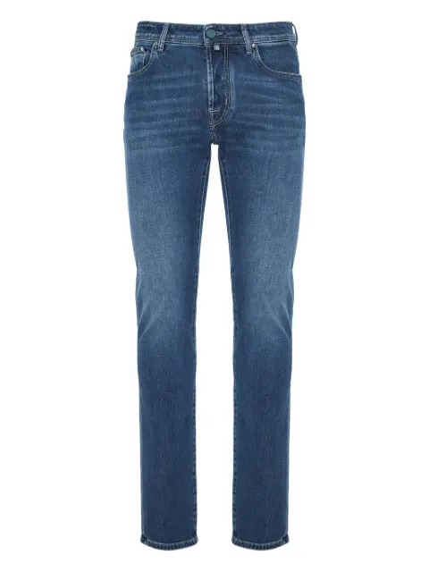 Jacob Cohën logo-patch jeans