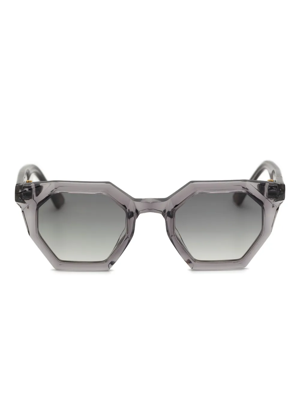 Yohji Yamamoto geometric-frame sunglasses | Grey | Image 1