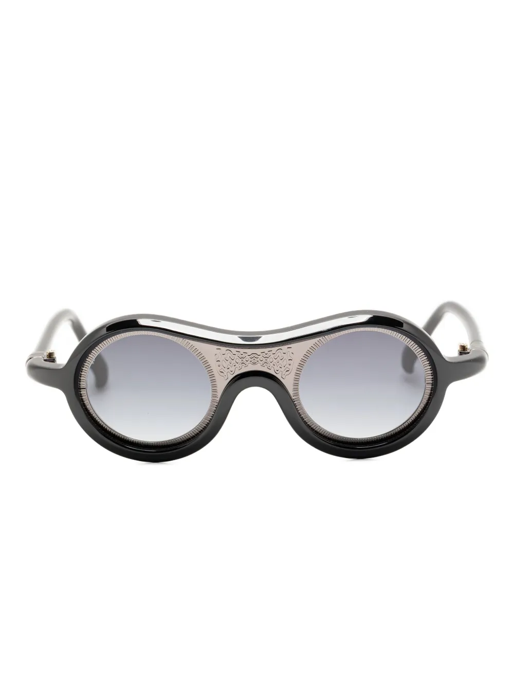 Yohji Yamamoto round-frame sunglasses | Black | Image 1