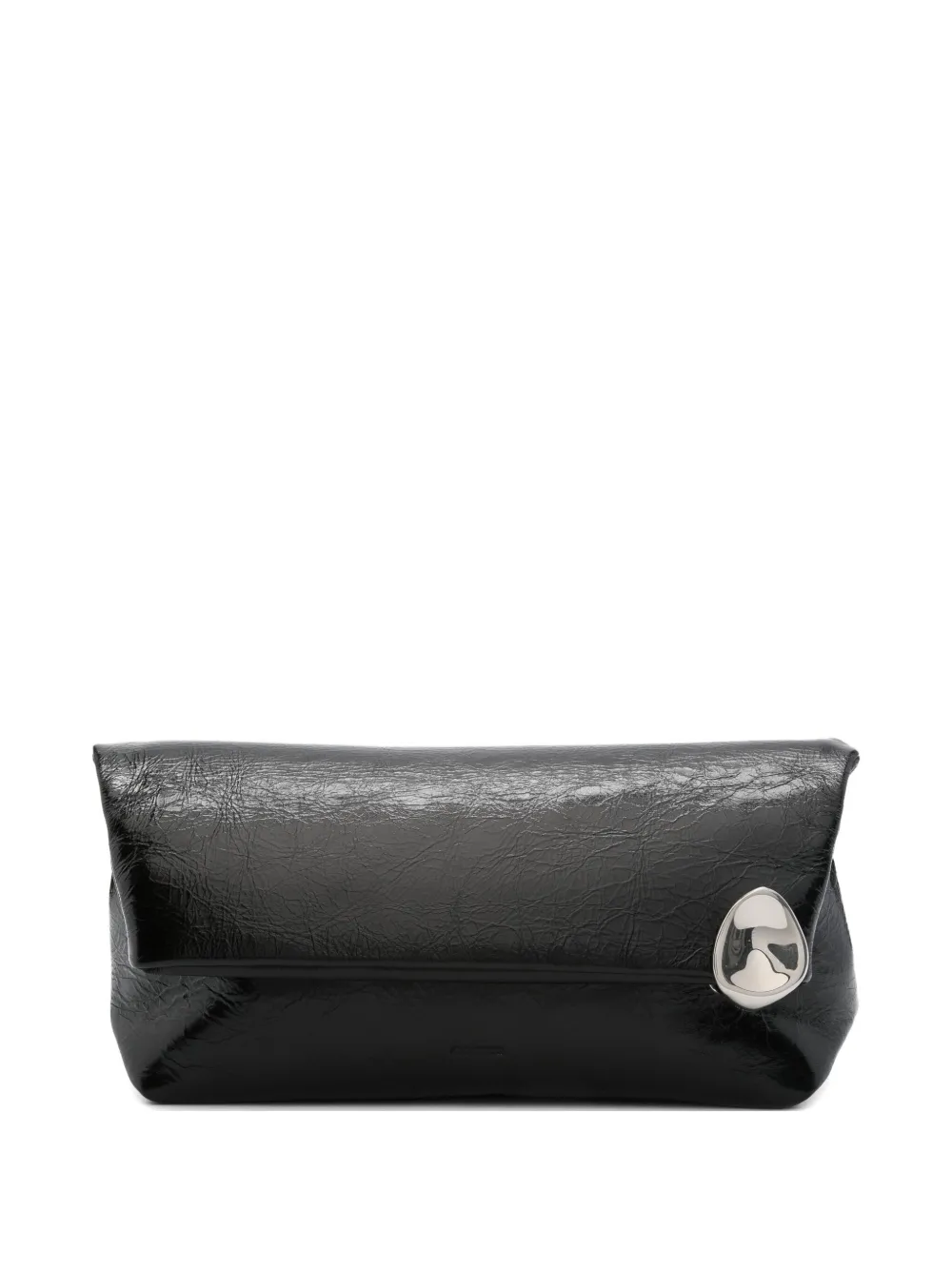 Jil Sander Jewel clutch met rits Zwart