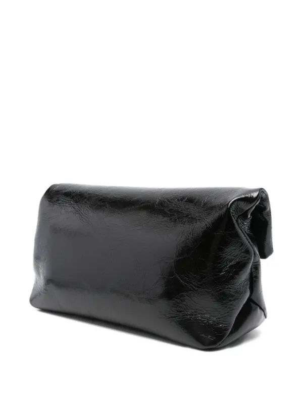 JIL SANDER ブラックレザーケース Jil Sander Jewel Zip Clutch | Black | FARFETCH