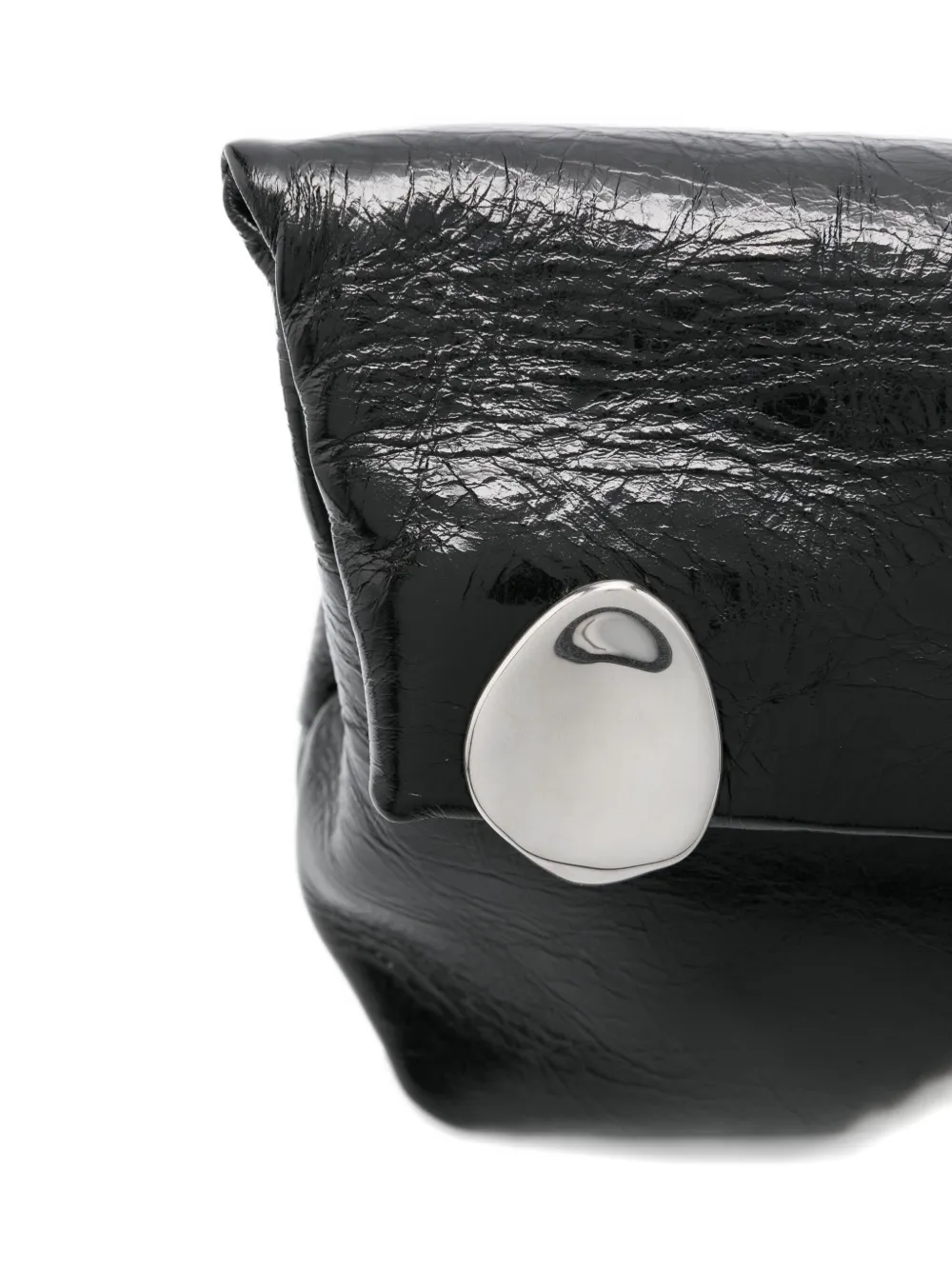 Jil Sander Jewel clutch met rits Zwart