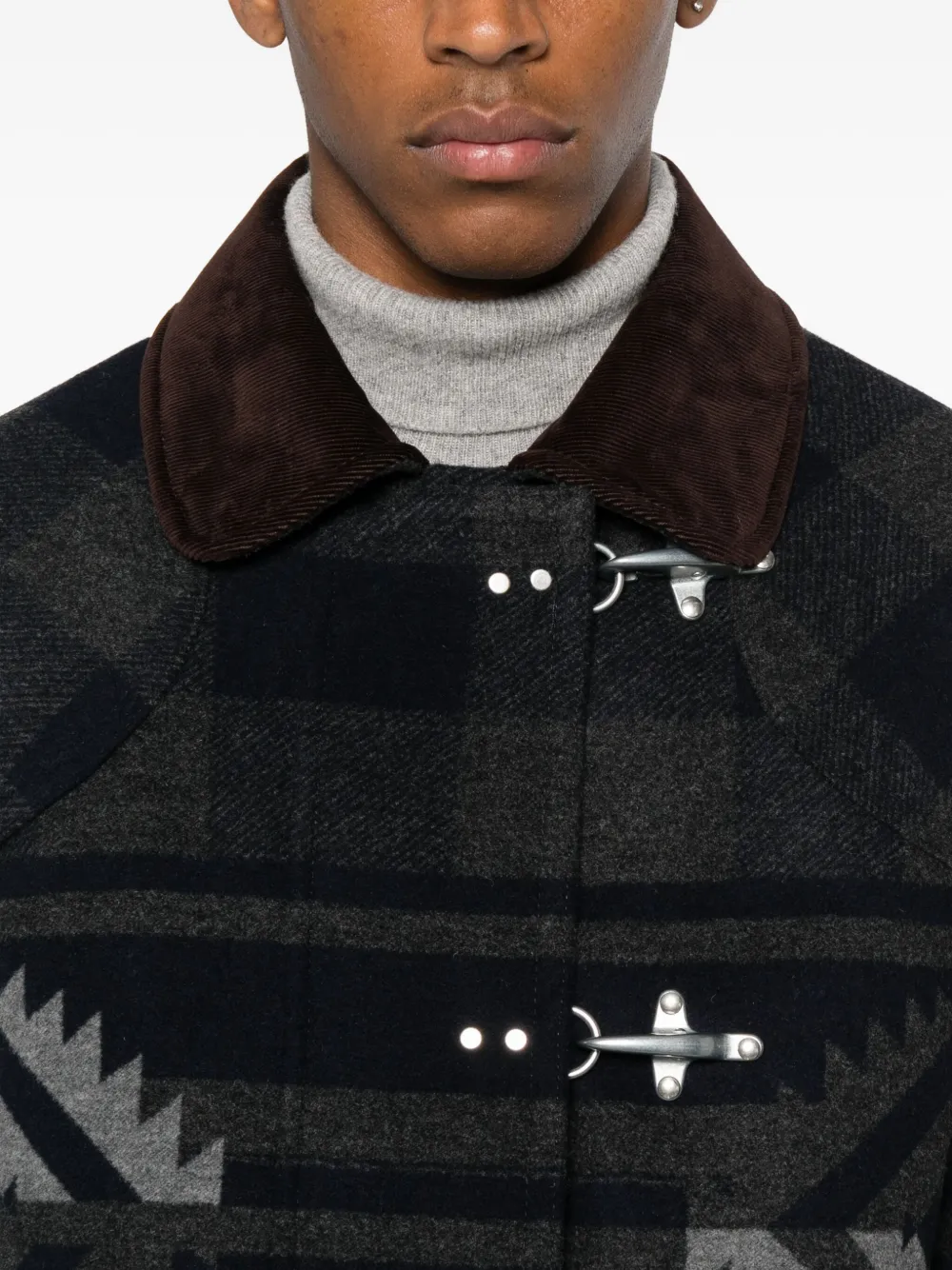 Fay Jas met 4-Ganci Yateh patroon Blauw