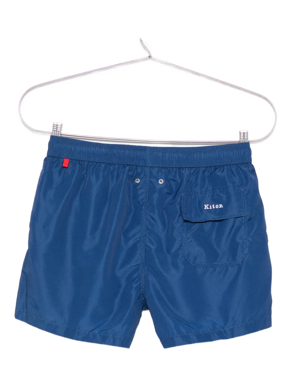 Kiton drawstring-waist swim shorts Blauw
