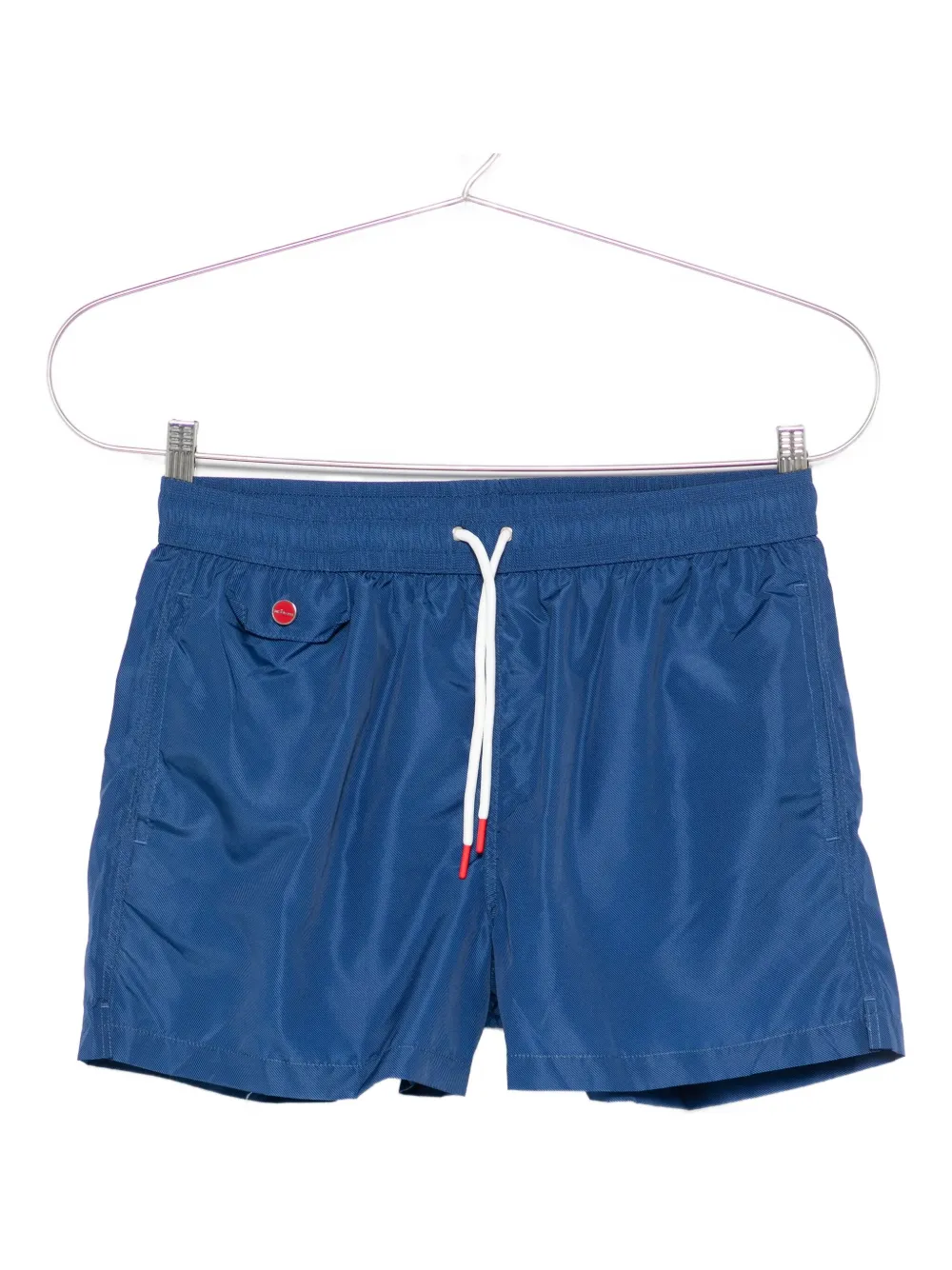Kiton drawstring-waist swim shorts Blauw