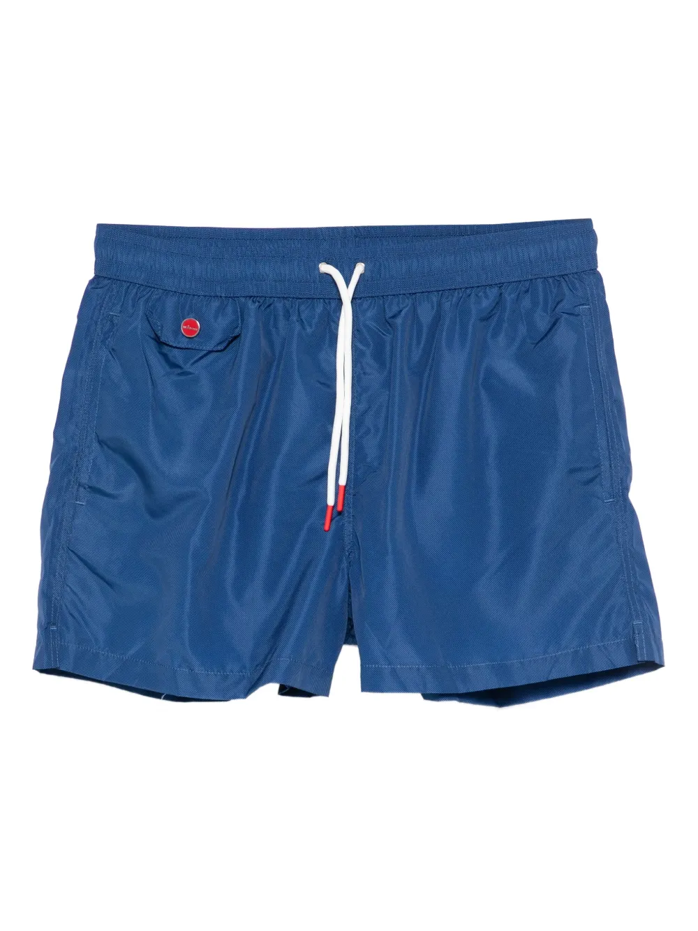 Kiton drawstring-waist swim shorts - ブルー Kiton drawstring-waist swim shorts - ブルー