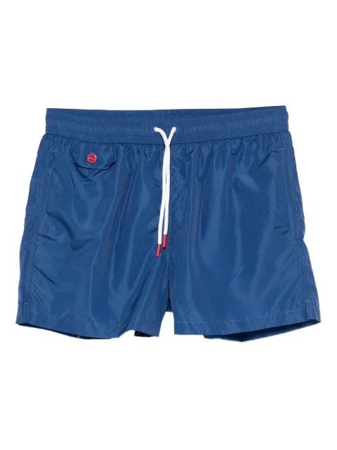 Kiton drawstring-waist swim shorts