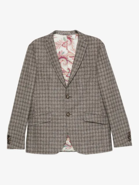 ETRO blazer con forro de cachemira