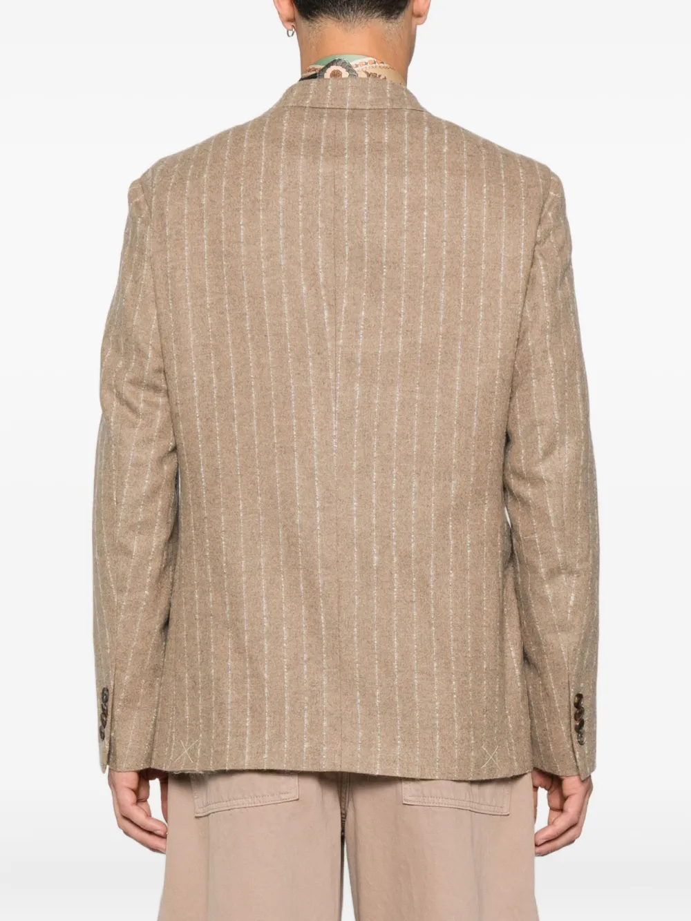 ETRO pinstripe blazer Beige