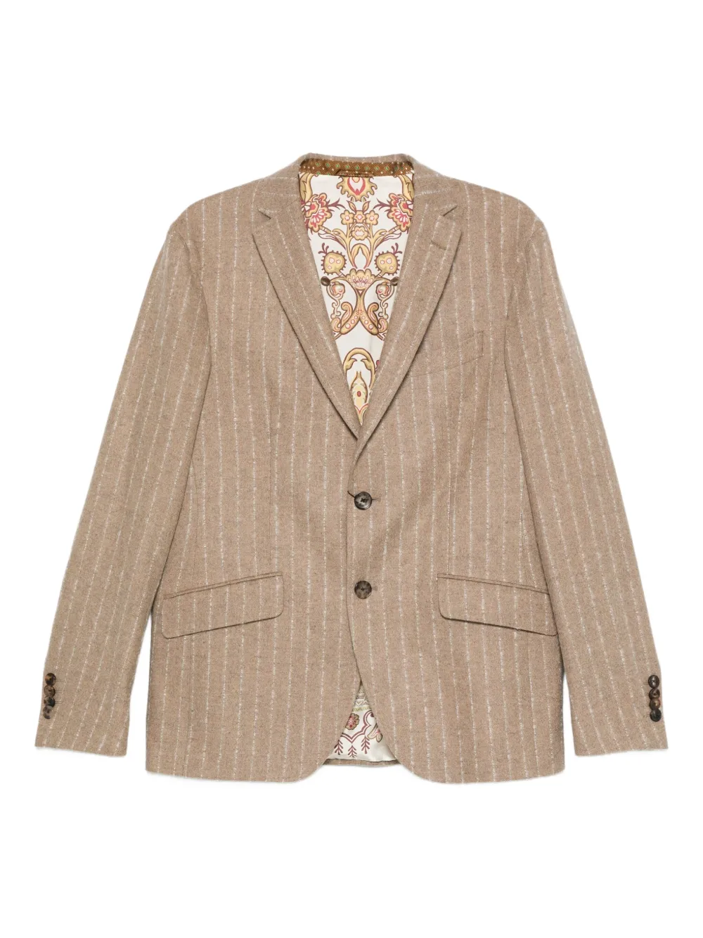 ETRO Blazer met krijtstreep Beige