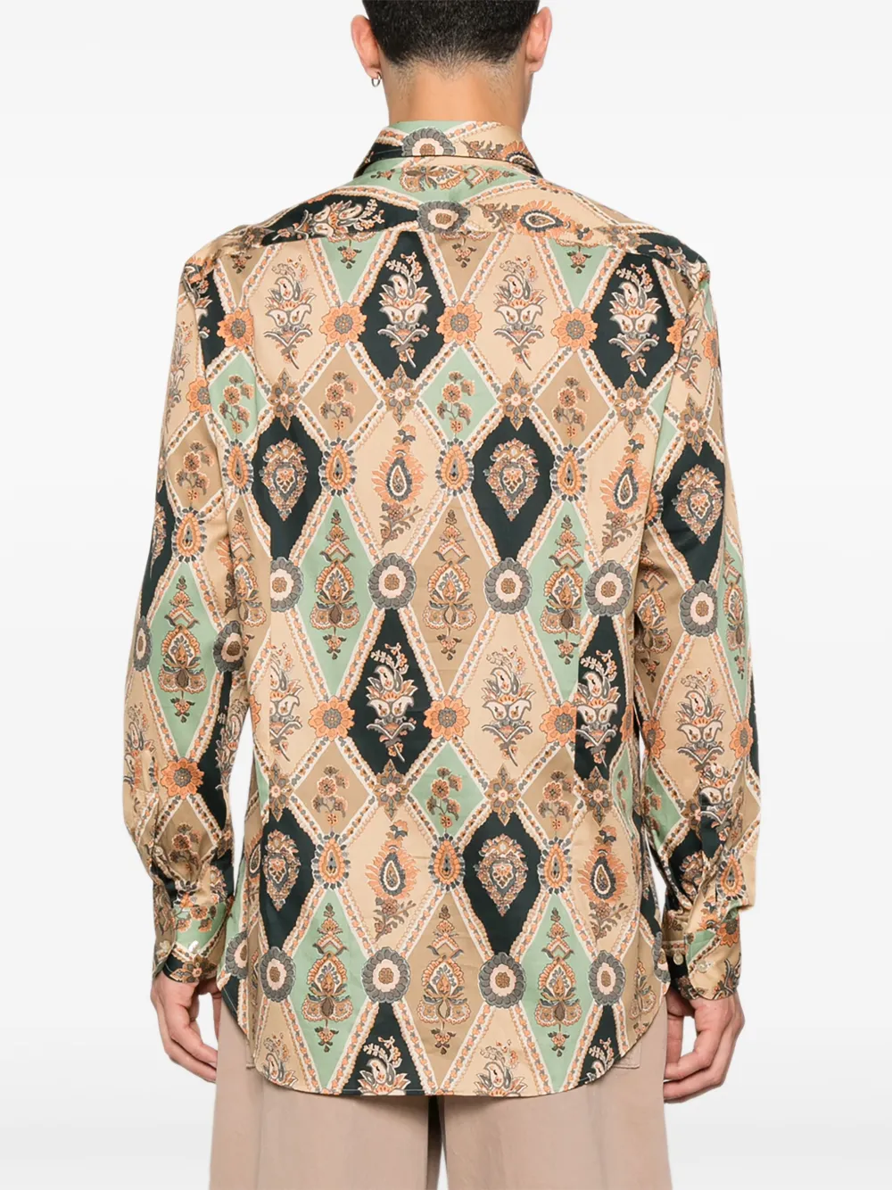 ETRO Overhemd met paisley-print Beige