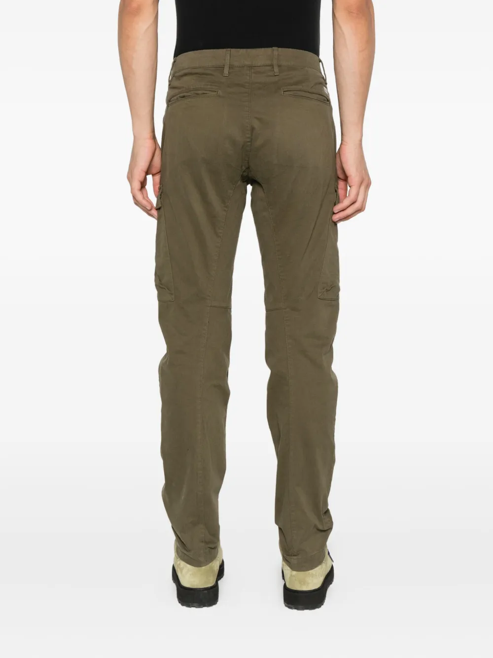 C.P. Company cargo pocket-detail trousers Groen