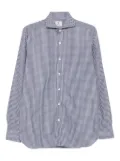 Borrelli gingham-check shirt - Blue
