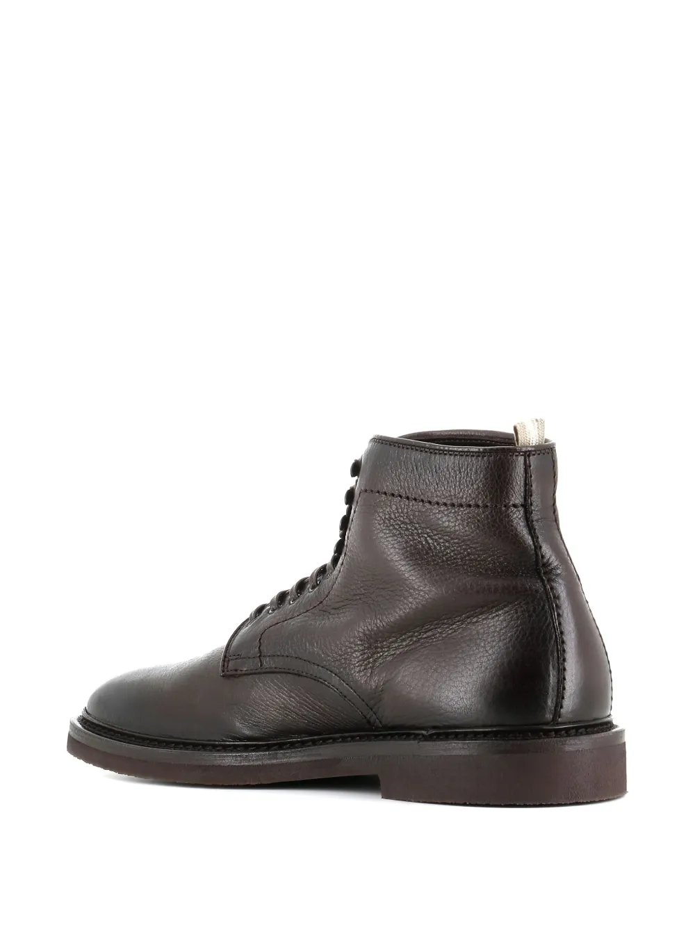 Officine Creative lace-up leather boots Brown