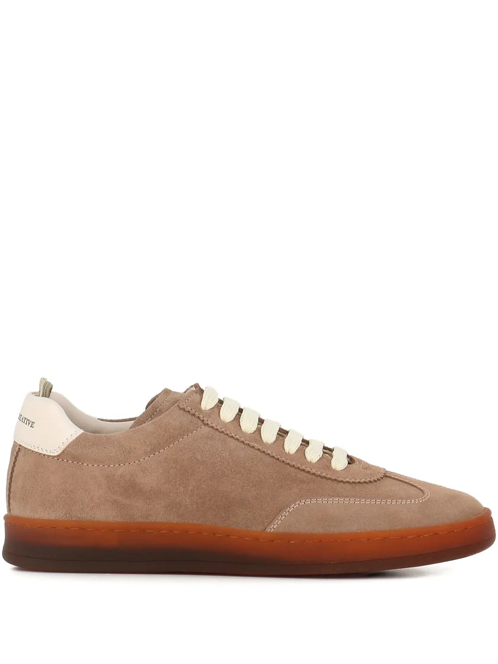Officine Creative suede lace-up sneakers Neutrals