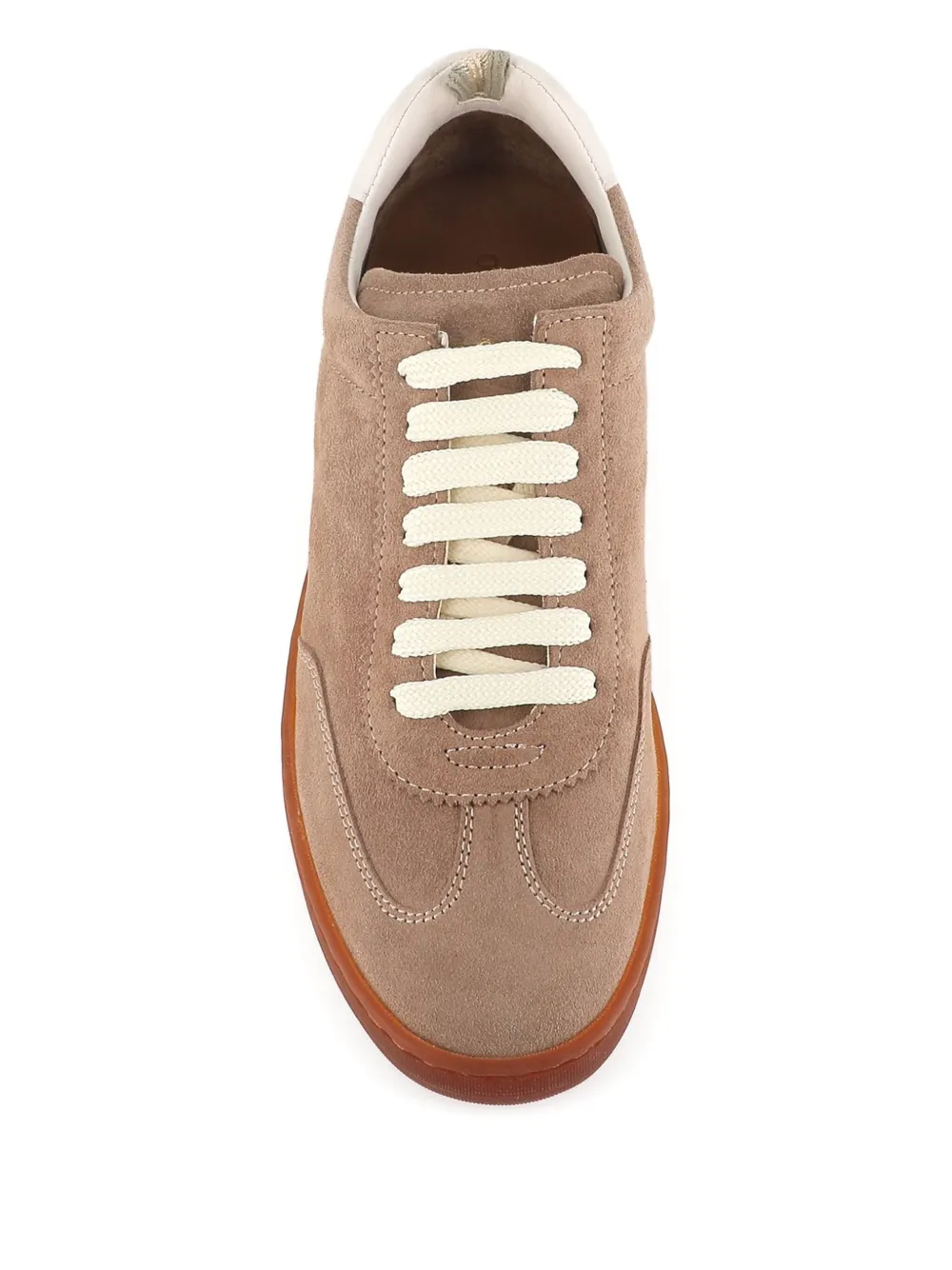 Officine Creative suede lace-up sneakers Neutrals