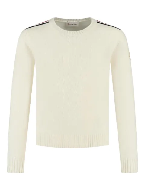 Moncler Enfant stripe-detail crew-neck sweater
