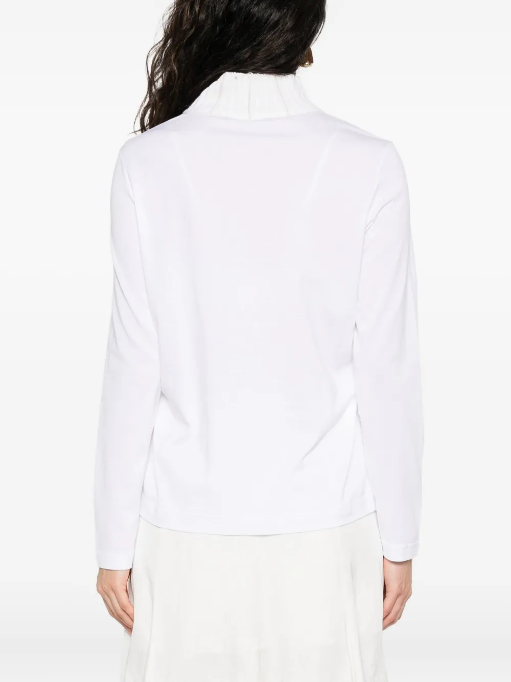 Fabiana Filippi Top met geplooide hals Wit