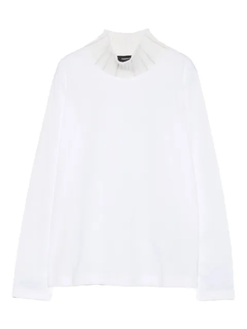 Fabiana Filippi pleated-neck top