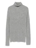 Fabiana Filippi ribbed turtleneck sweater - Grey