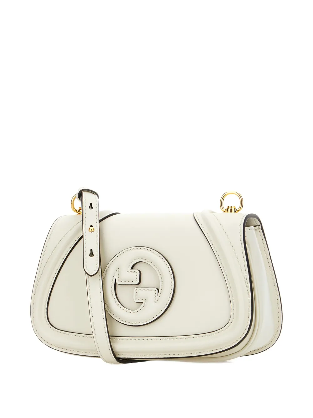 Gucci Blondie leren kleine schoudertas Wit