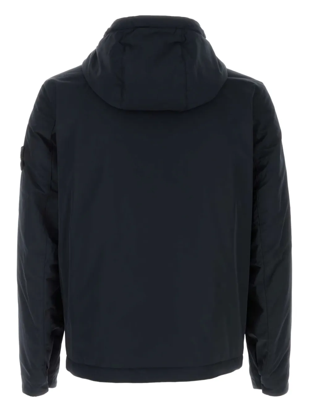 Stone Island padded hooded jacket Zwart