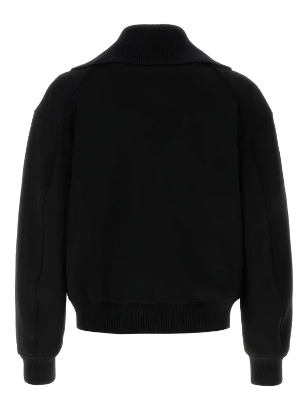 Jil Sander ジップアップ ボンバージャケット | ブラック | FARFETCH JP