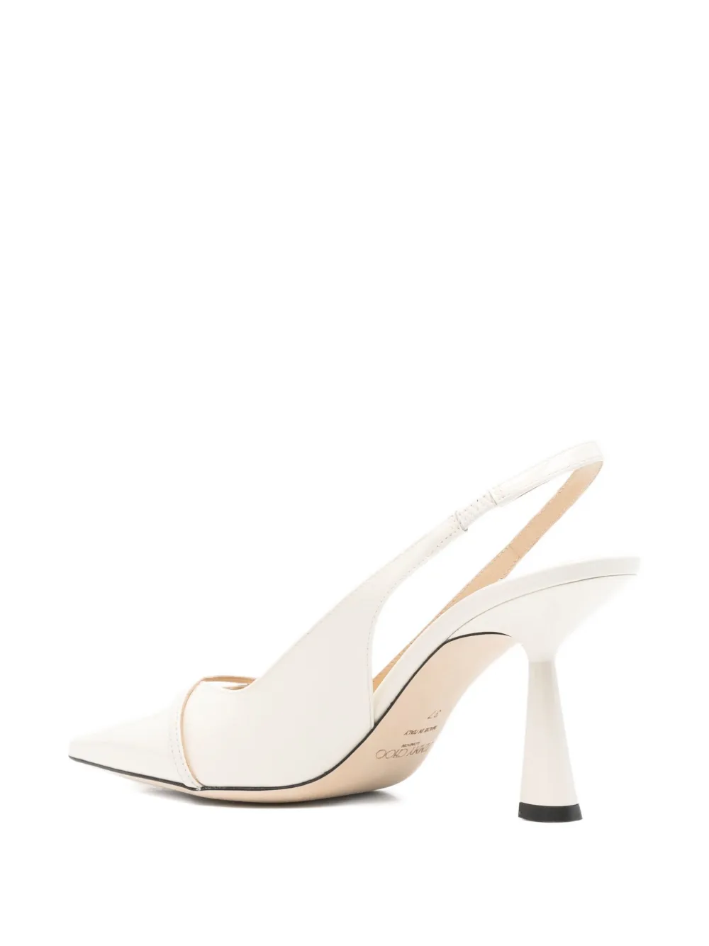 Jimmy Choo 90mm Amita slingback pumps White