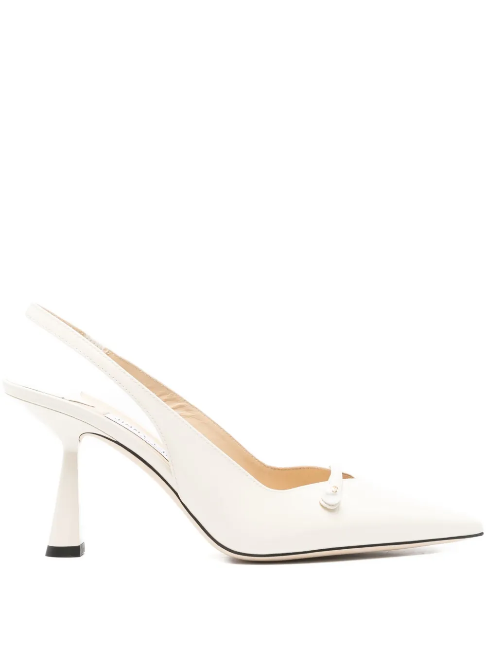 Jimmy Choo 90mm Amita slingback pumps White