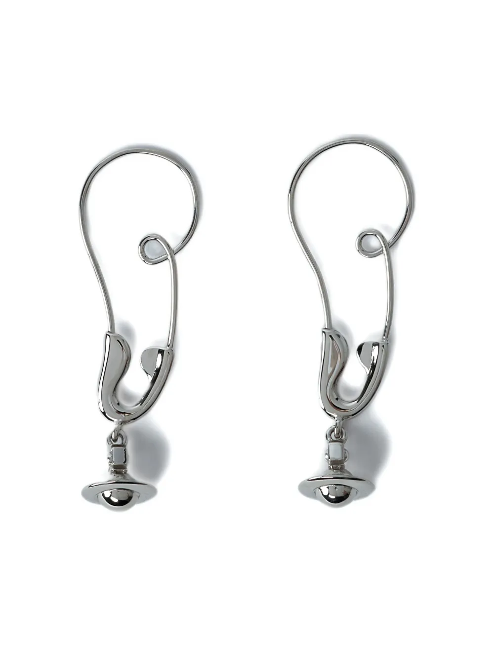 Vivienne Westwood Large Maxima Earrings In Metallic