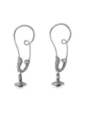 Vivienne Westwood large Maxima earrings - Silver