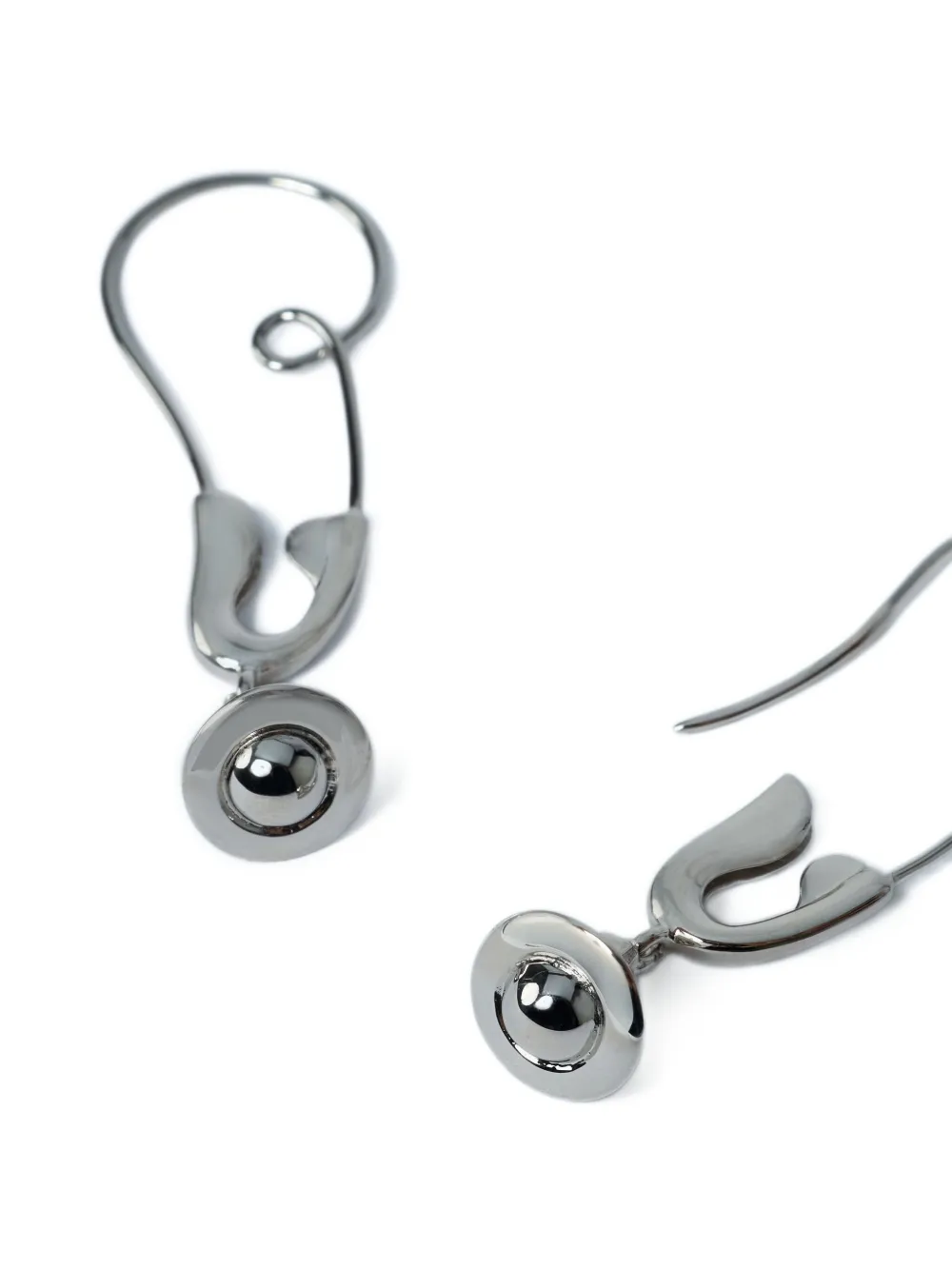 Vivienne Westwood Grote Maxima oorbellen - Zilver