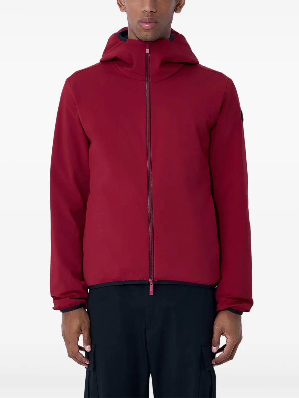Moncler logo-patch jacket | Red | Image 1