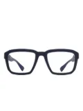Mykita Alcor square-frame clear-lens glasses - Black
