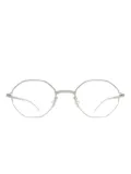 Mykita geometric-frame clear glasses - Grey