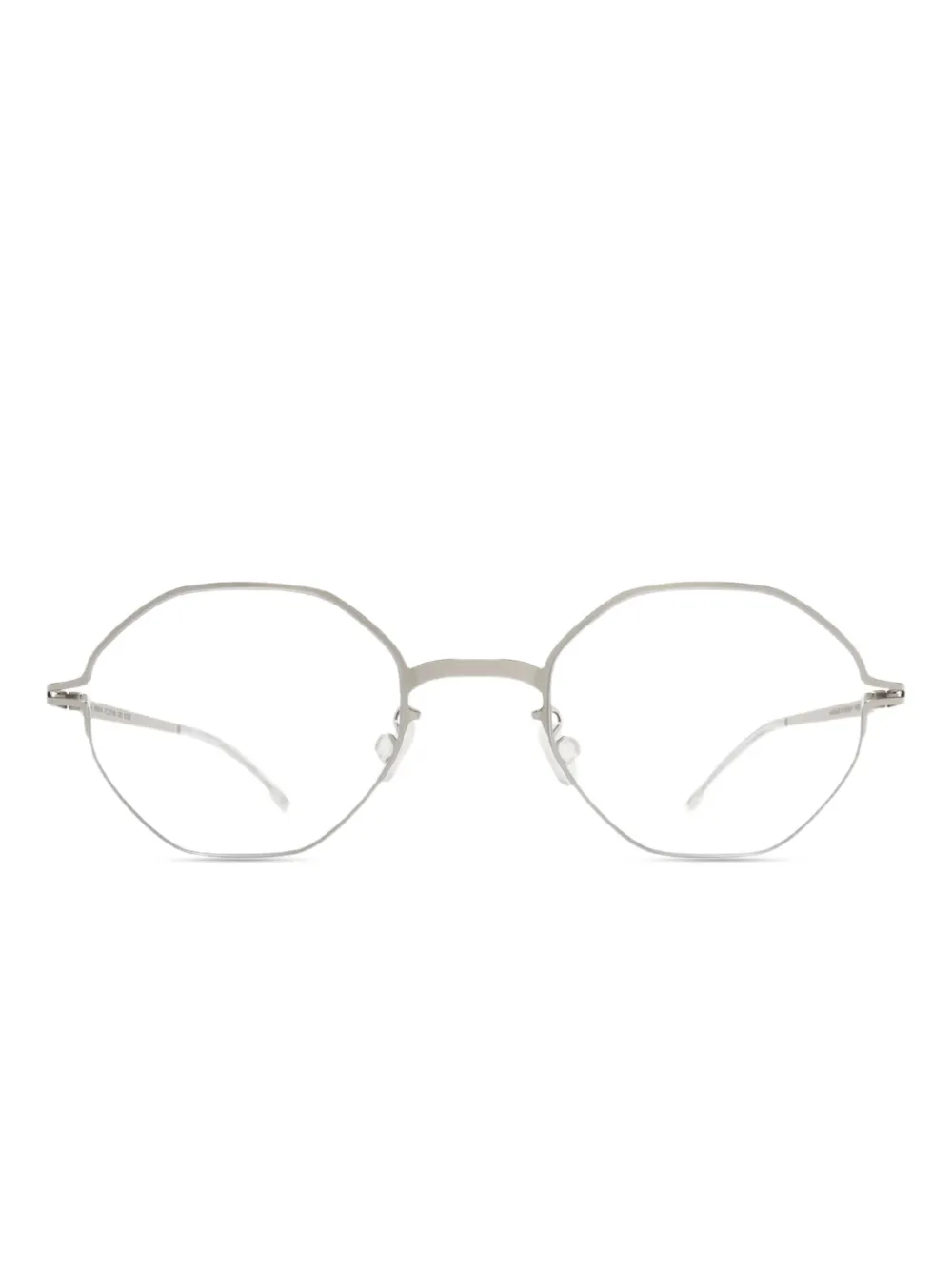 Mykita geometric-frame clear glasses | Grey | Image 1