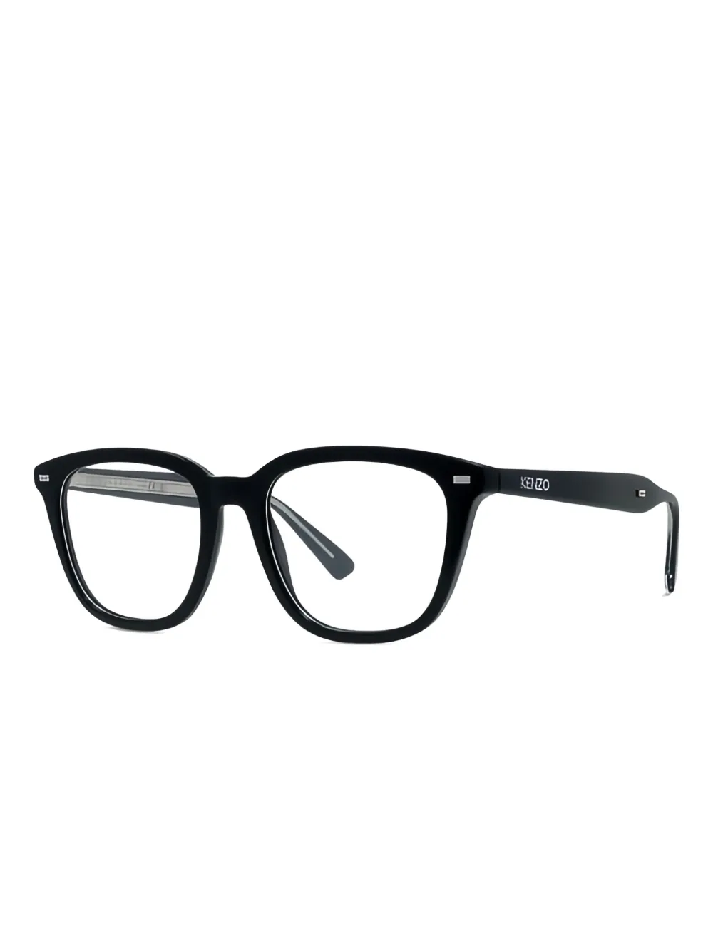 Kenzo lunettes de vue à monture carrée | noir | Image 1