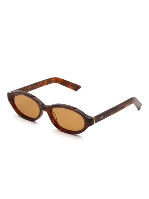 Retrosuperfuture lentes de sol Parola con armazón ovalada