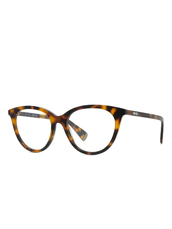 Kenzo キャットアイ眼鏡フレーム | ブラウン | FARFETCH JP