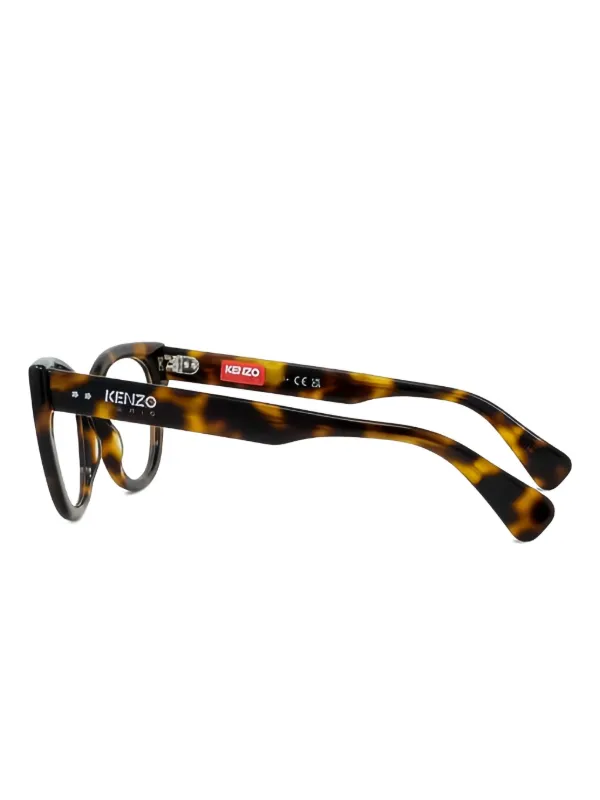 Kenzo Boke Flower tortoiseshell-effect cat-eye Glasses | Brown