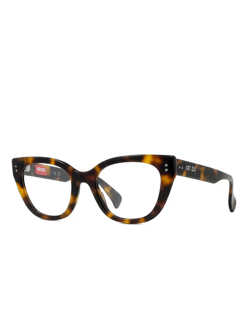 Kenzo Boke Flower tortoiseshell-effect cat-eye glasses | Men | Image 2