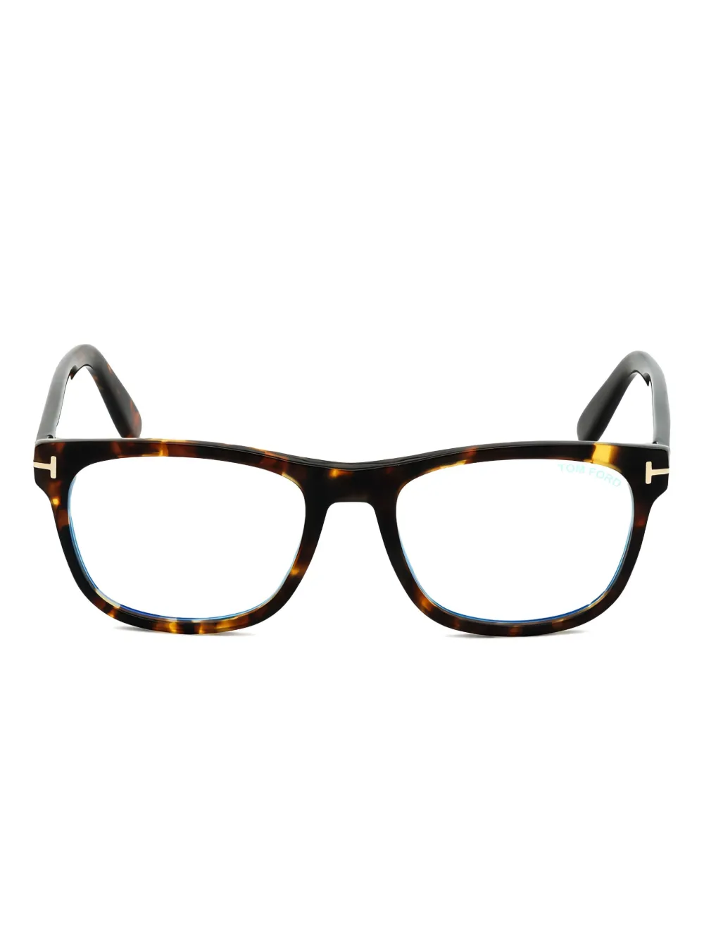 TOM FORD Eyewear square full-rim eyeglasses | Brown | Image 1