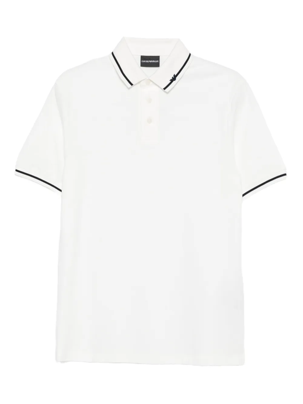 Emporio Armani Katoenen poloshirt Wit